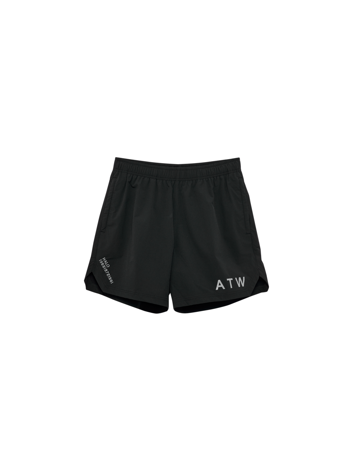 HALO SHORTS, BLACK, packshot