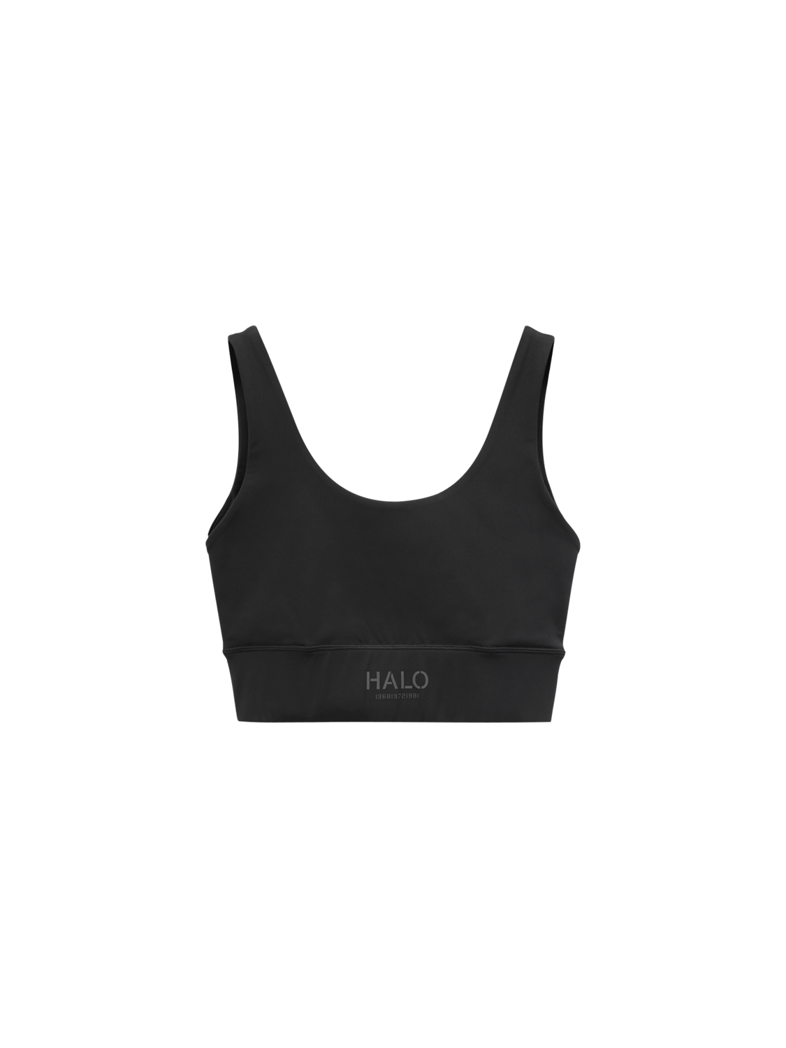 HALO WOMEN TRAINING BRA, BLACK, packshot