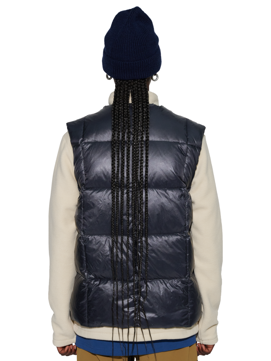 HALO TROOPER DOWN VEST, BLACK, model