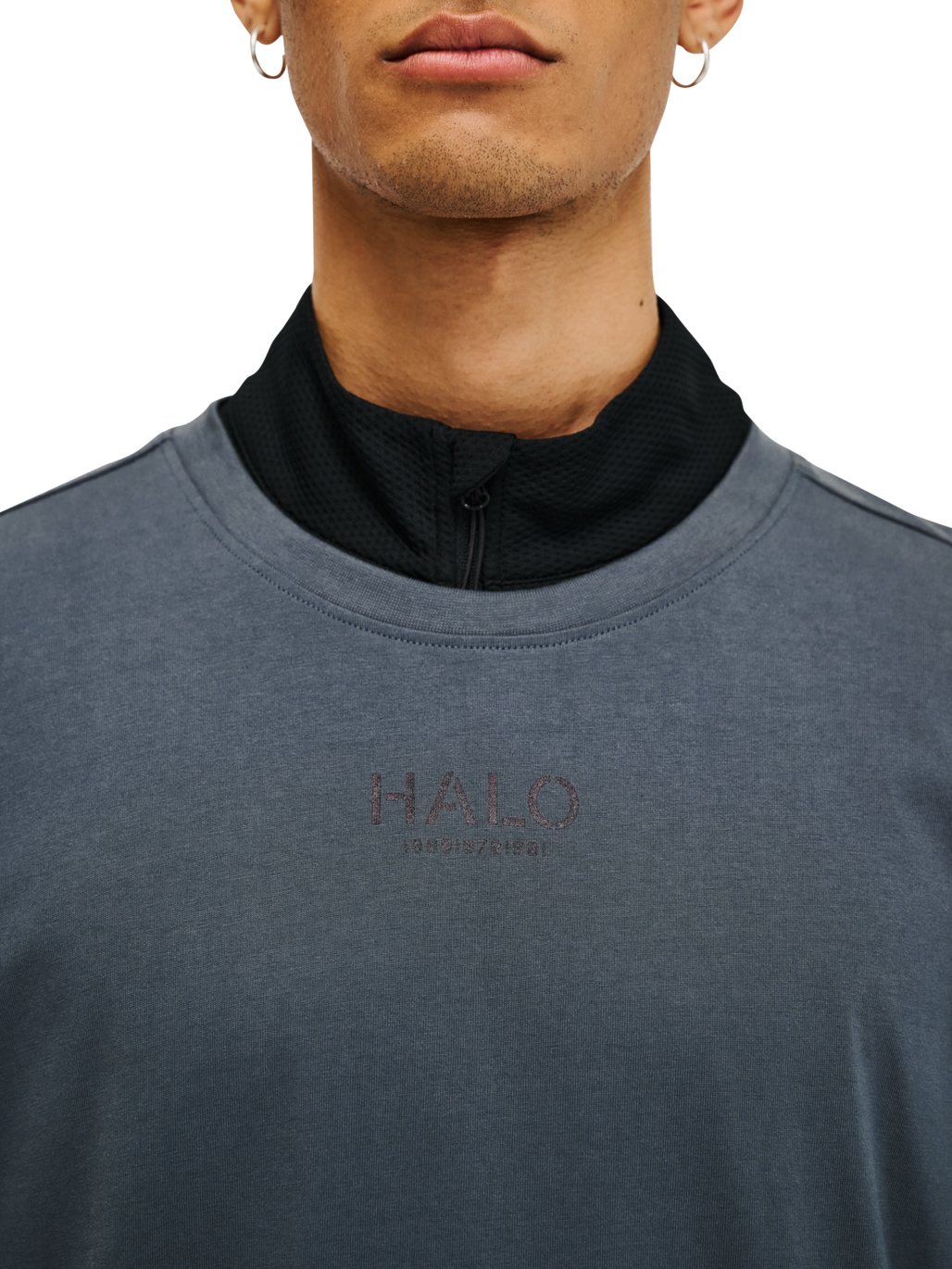 HALO GRAPHIC T-SHIRT 03, DARK SLATE, model