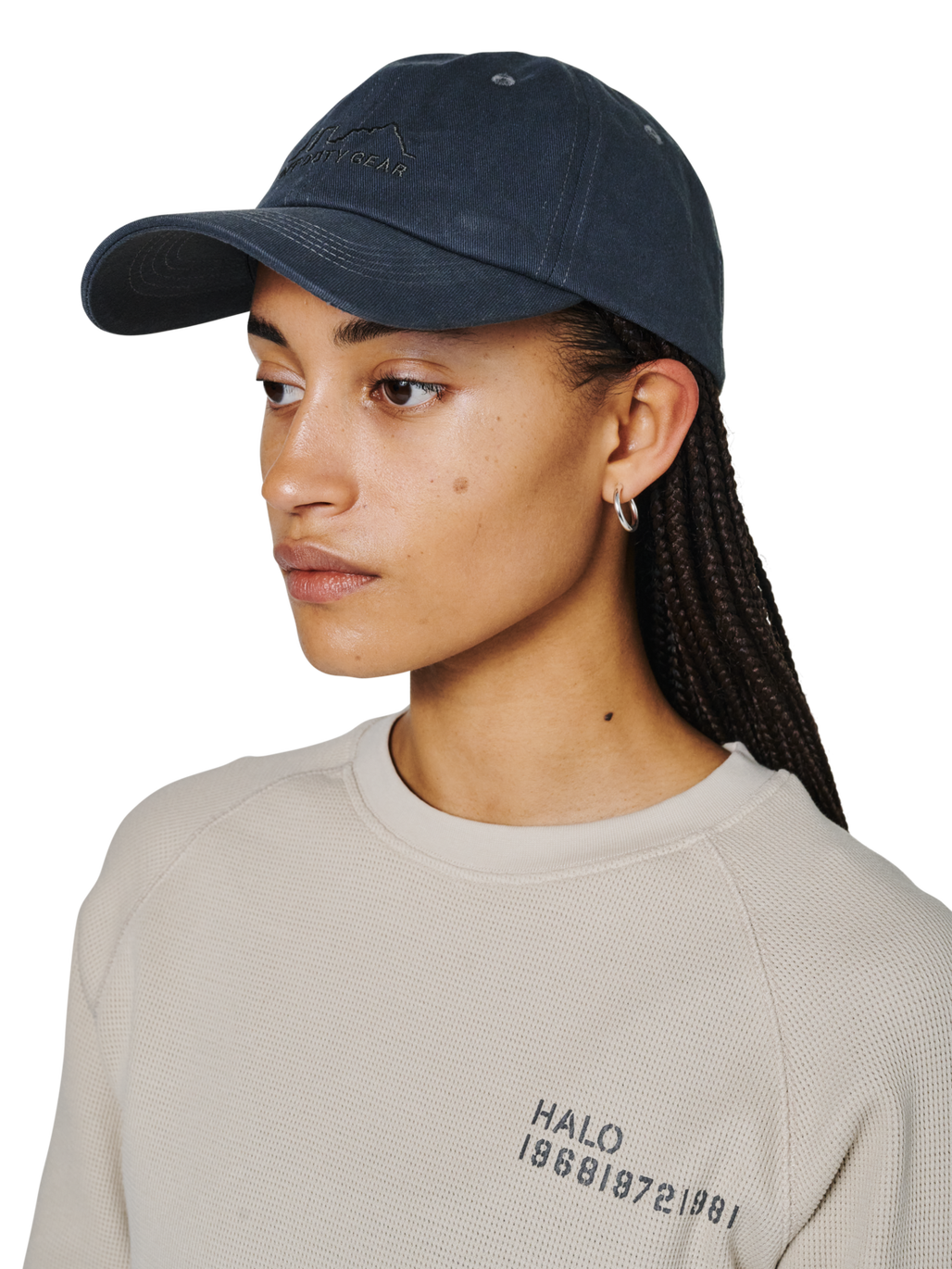 HALO COTTON CAP, DARK SLATE, model