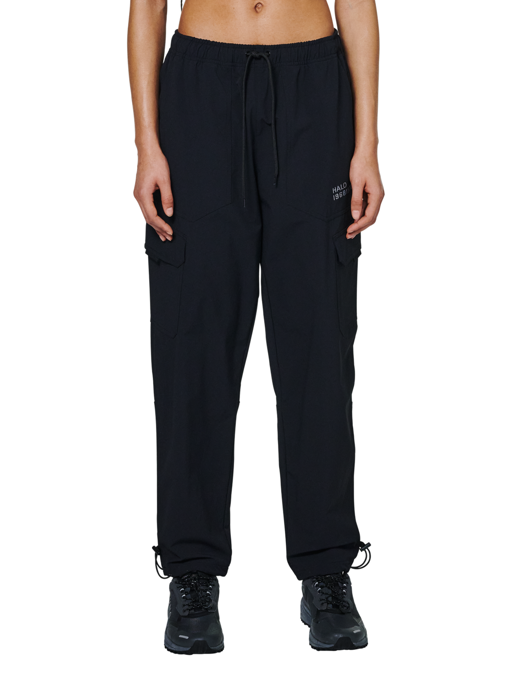 HALO TRAIL PANTS, BLACK, model