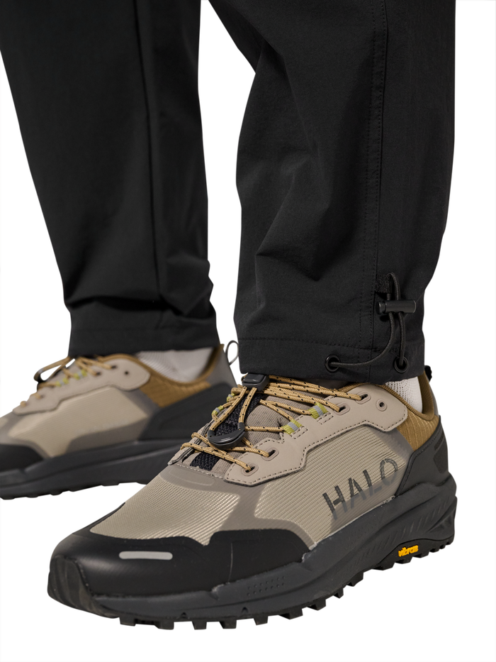 HALO TRAIL PANTS, BLACK, model