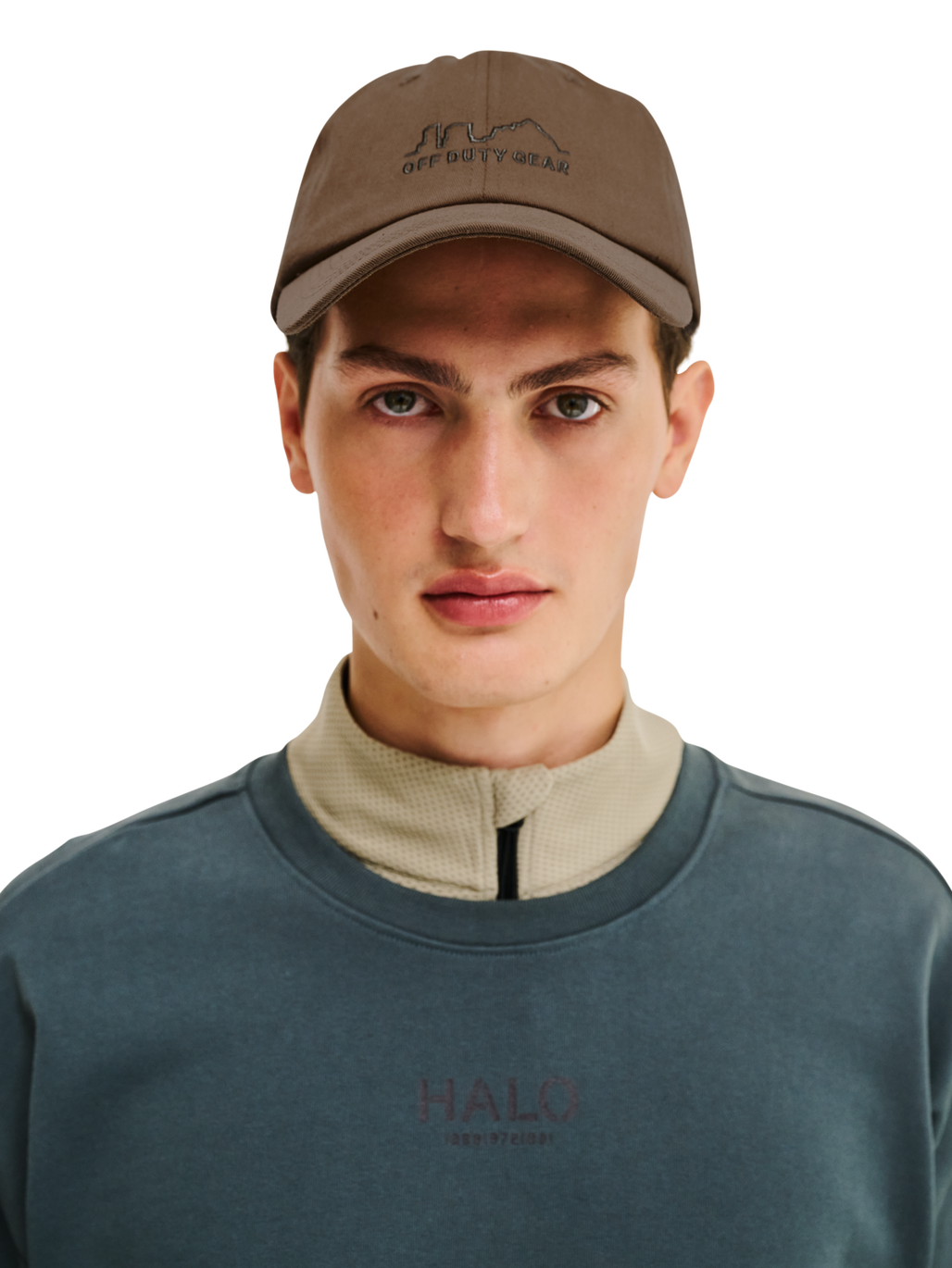 HALO COTTON CAP, CHOCOLATE CHIP, model