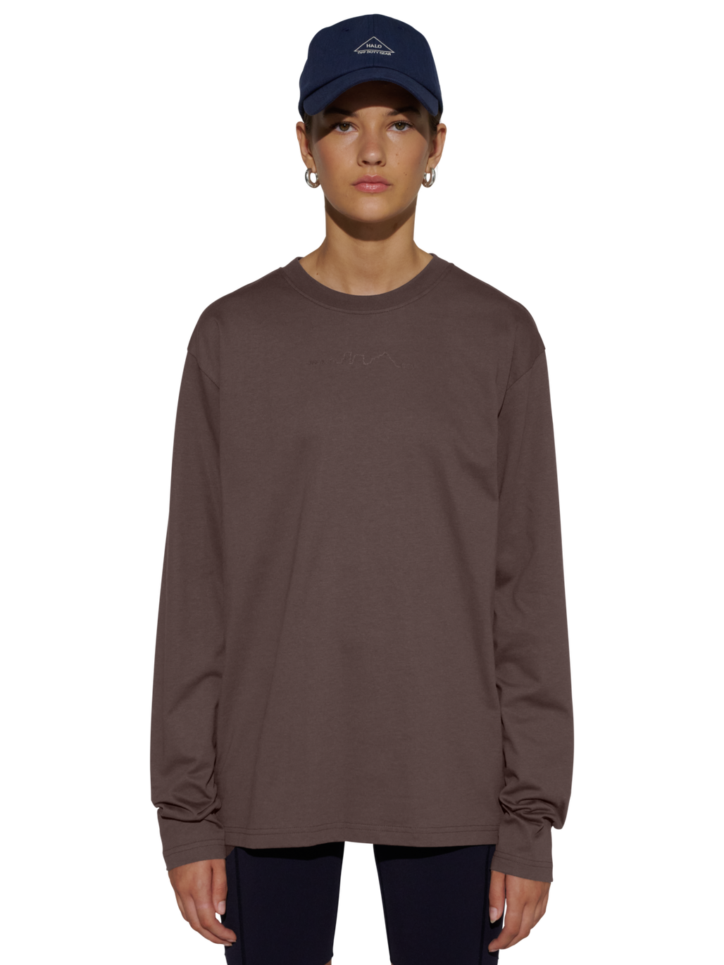 HALO GRAPHIC L/S T-SHIRT 02, BRACKEN, model