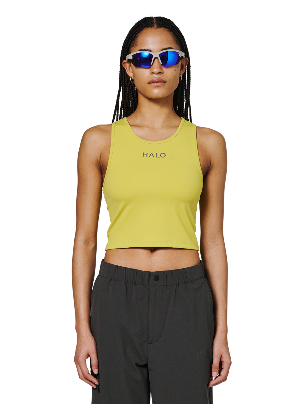 HALO WOMEN TRAINING TOP, WARM OLIVE, model