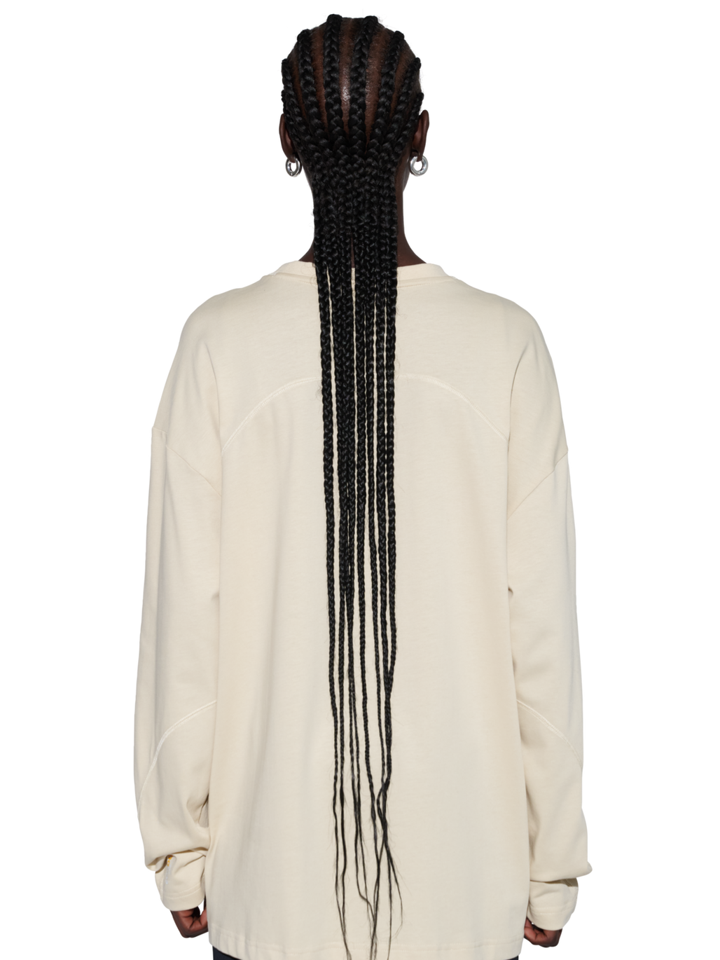 HALO CORDURA L/S T-SHIRT, OYSTER GRAY, model