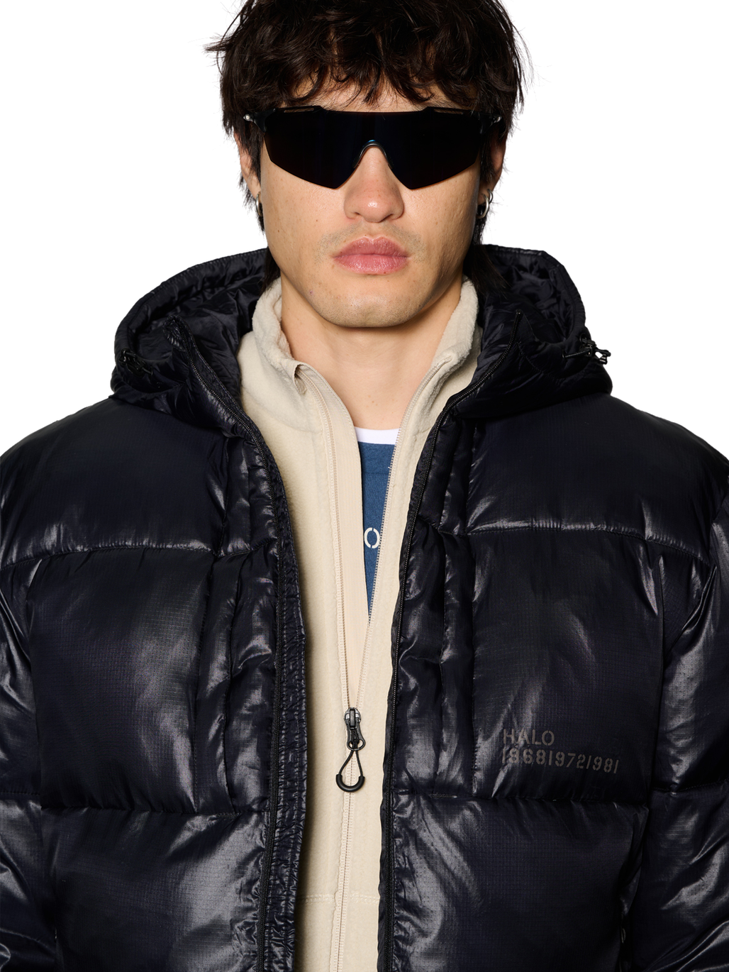 HALO TROOPER DOWN  JACKET, BLACK, model