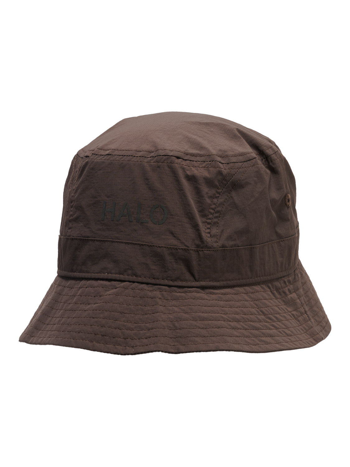 HALO NYLON BUCKET HAT, CHOCOLATE CHIP, packshot
