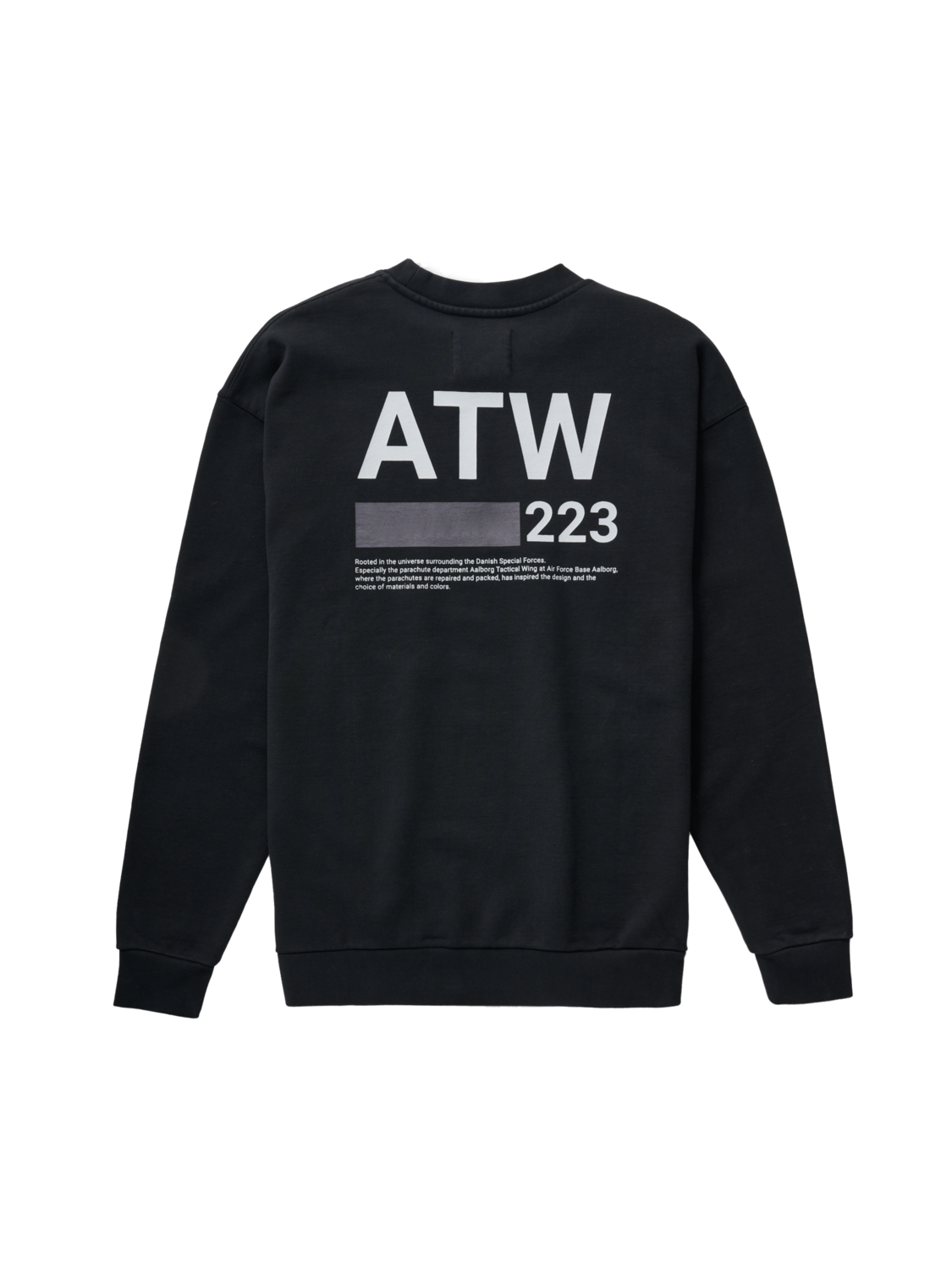 HALO GRAPHIC CREW, BLACK, packshot