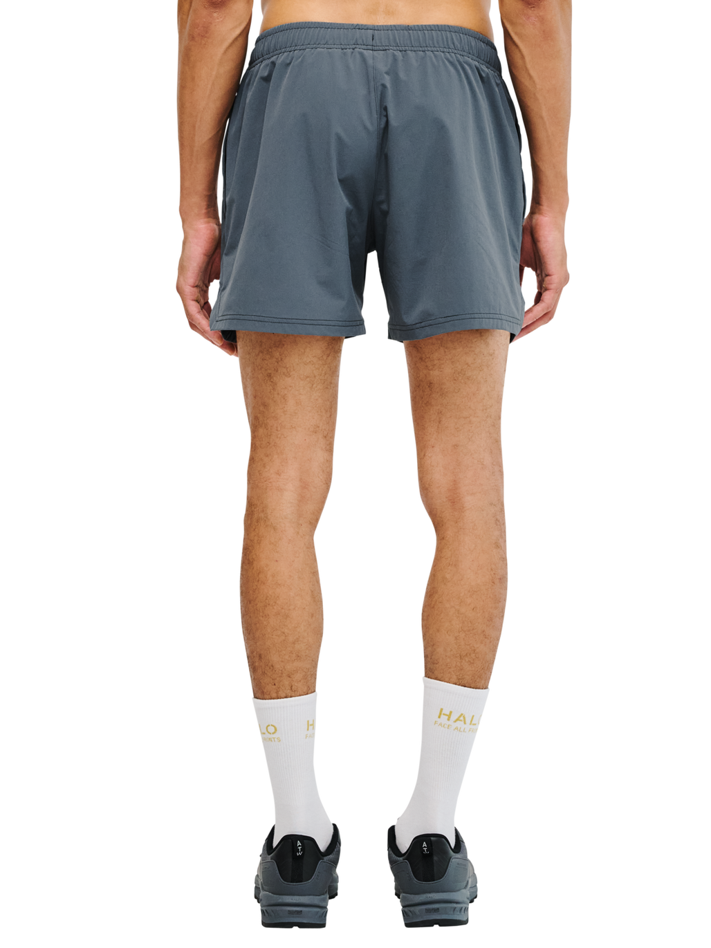 HALO SHORTS, DARK SLATE, model