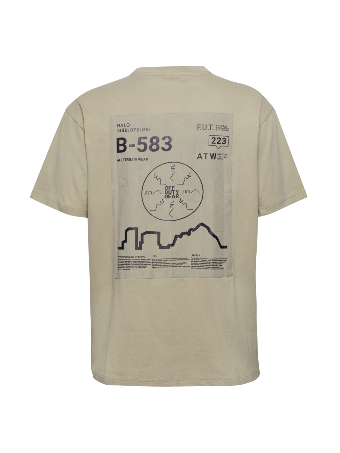 HALO GRAPHIC T-SHIRT 01, SENECA ROCK, packshot