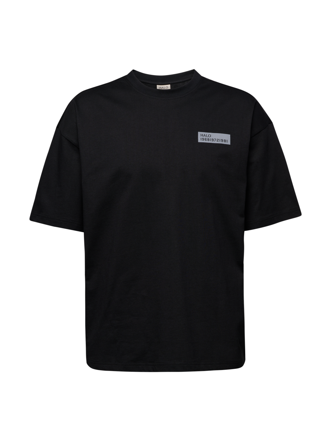 HALO GRAPHIC BOXY T-SHIRT, BLACK/GRIFFIN/GRIFFIN, packshot