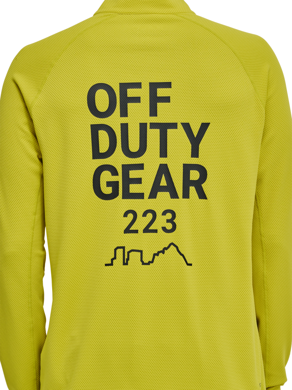 HALO SORONA HALF ZIP, WARM OLIVE, model