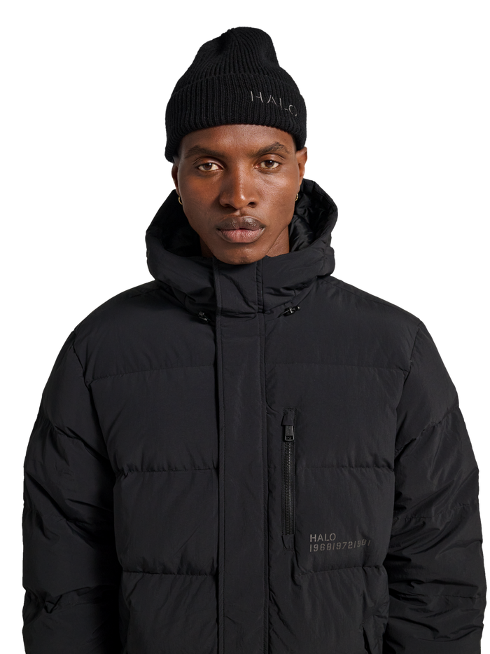 HALO MOUNTAIN DOWN JACKET, BLACK, model