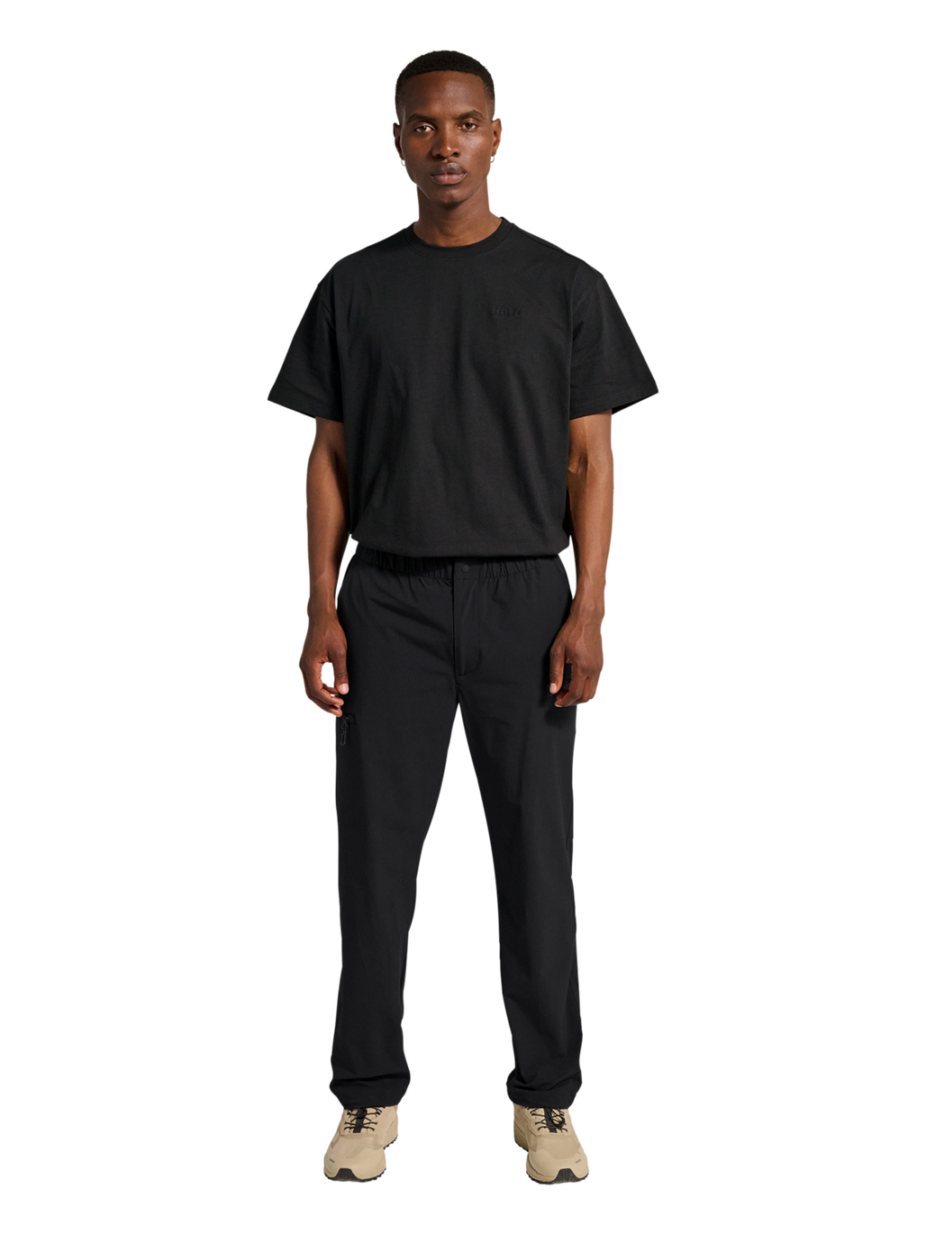 HALO TACTICAL PANTS, BLACK, model
