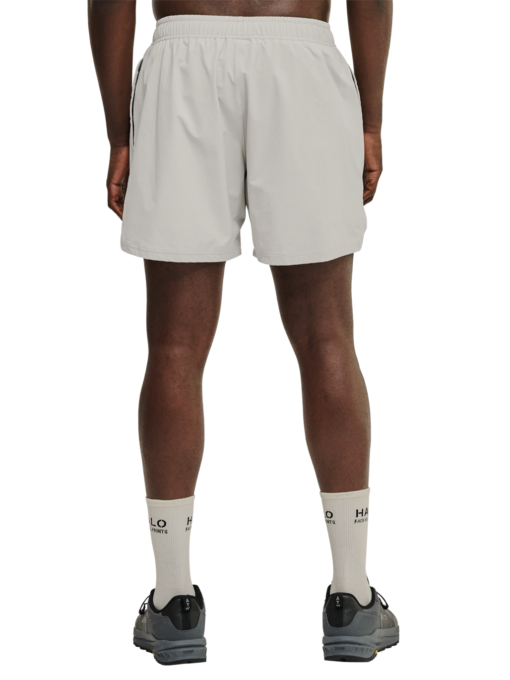 HALO SHORTS, SILVER LINING, model