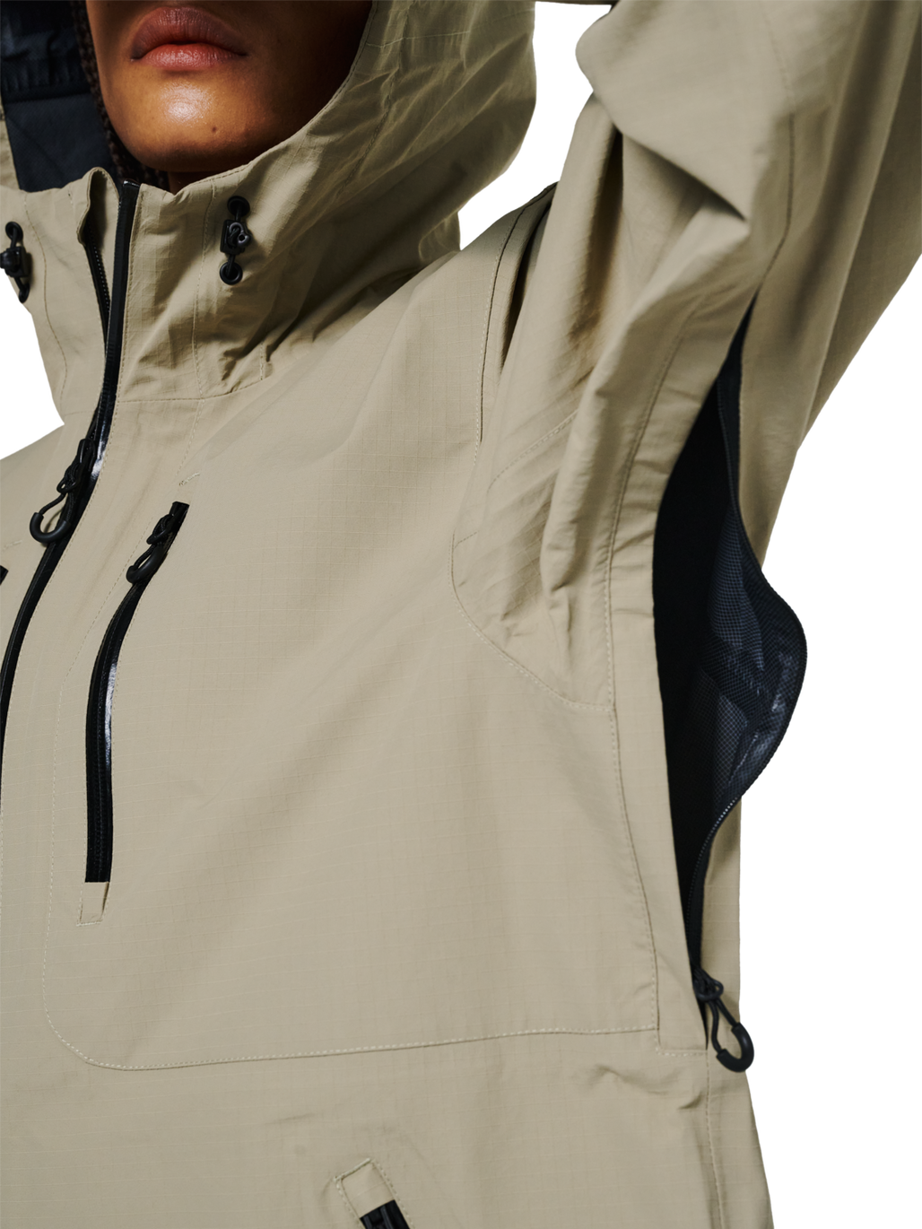 HALO ASSET JACKET, SENECA ROCK, model