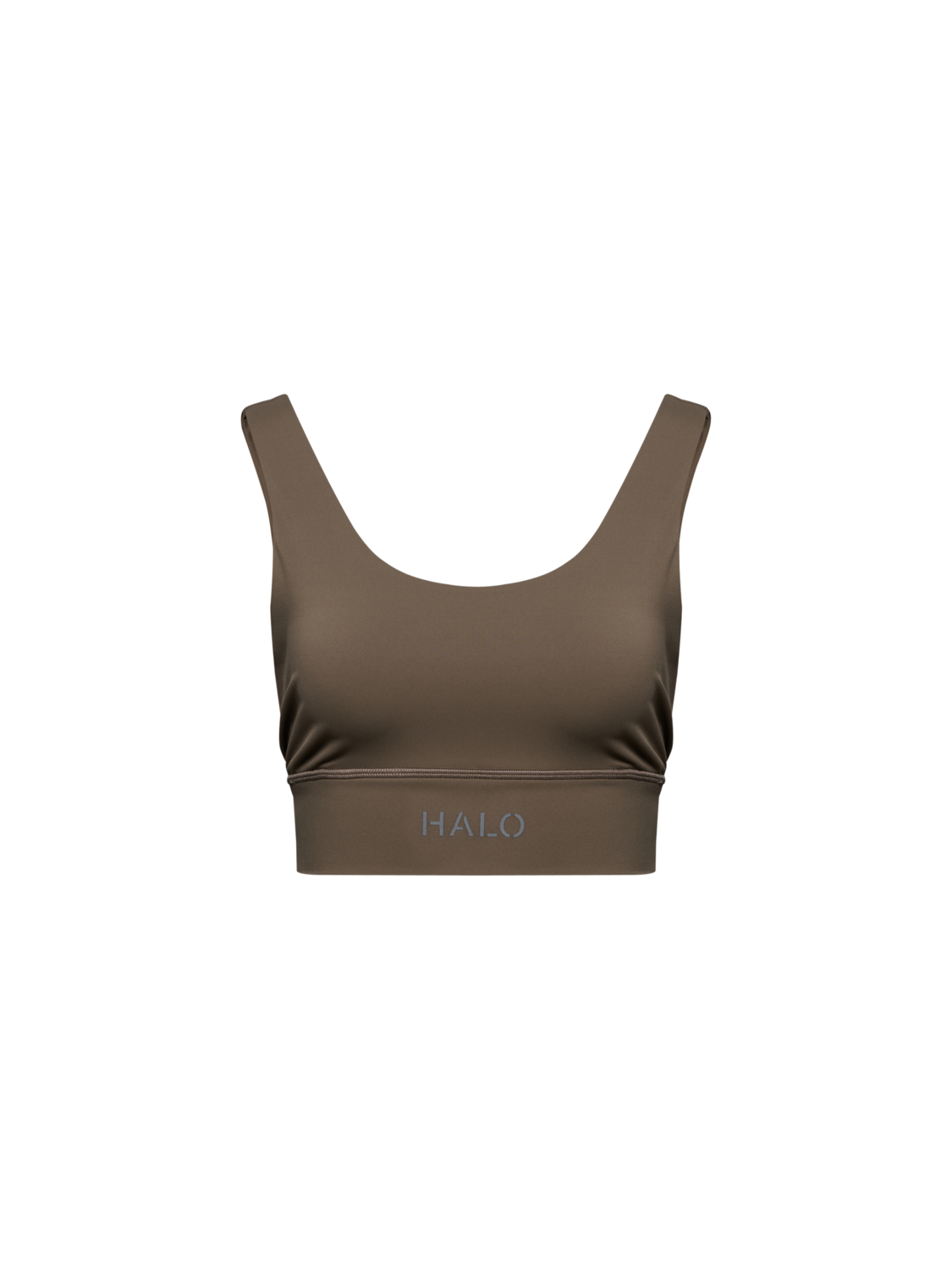 HALO WOMEN TRAINING BRA, CHOCOLATE CHIP, packshot