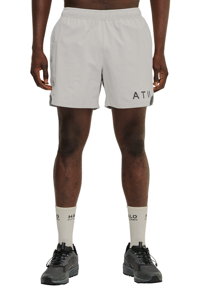 HALO SHORTS, SILVER LINING, model