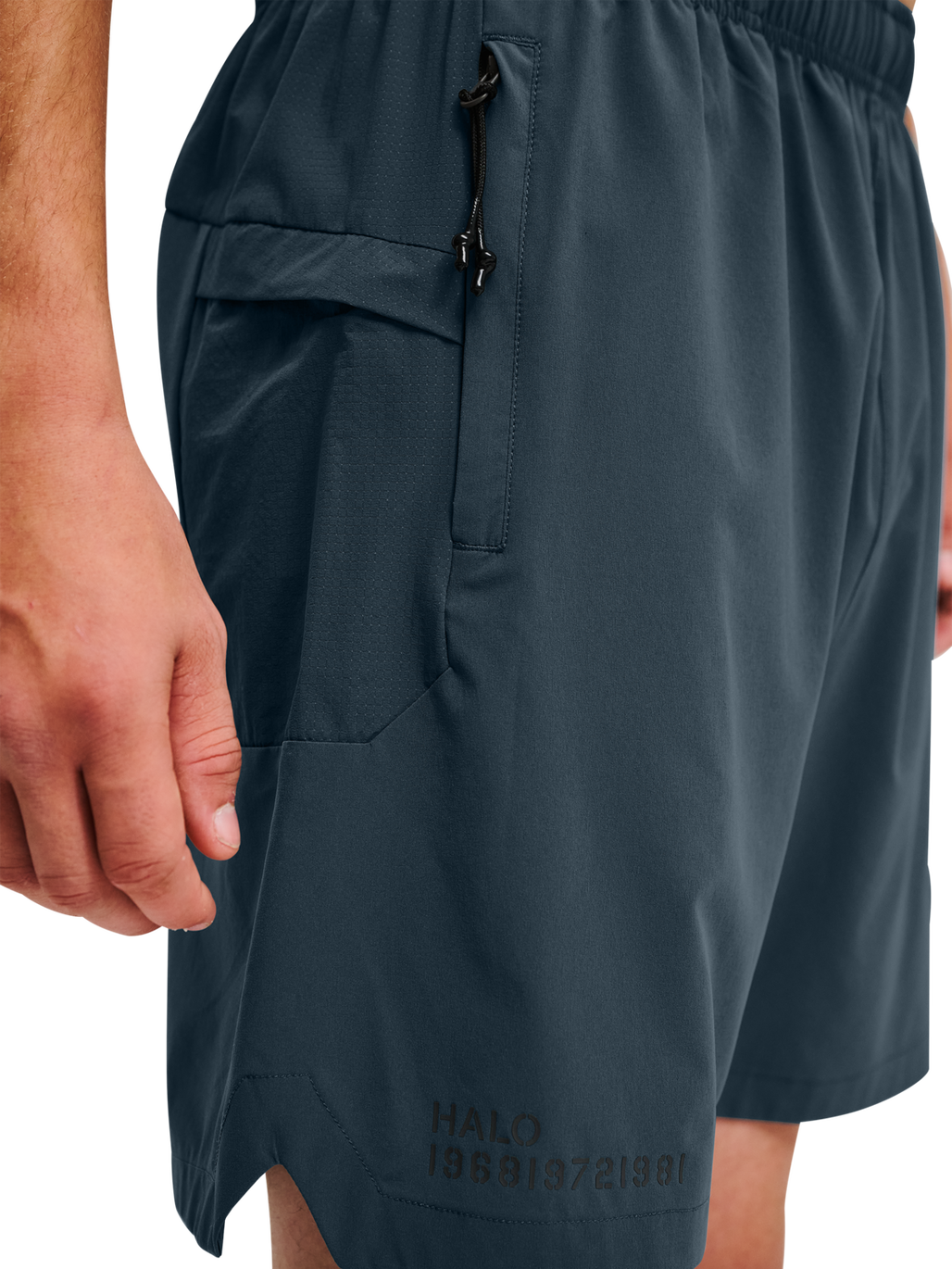 HALO SCOUT SHORTS, DARK SLATE, model