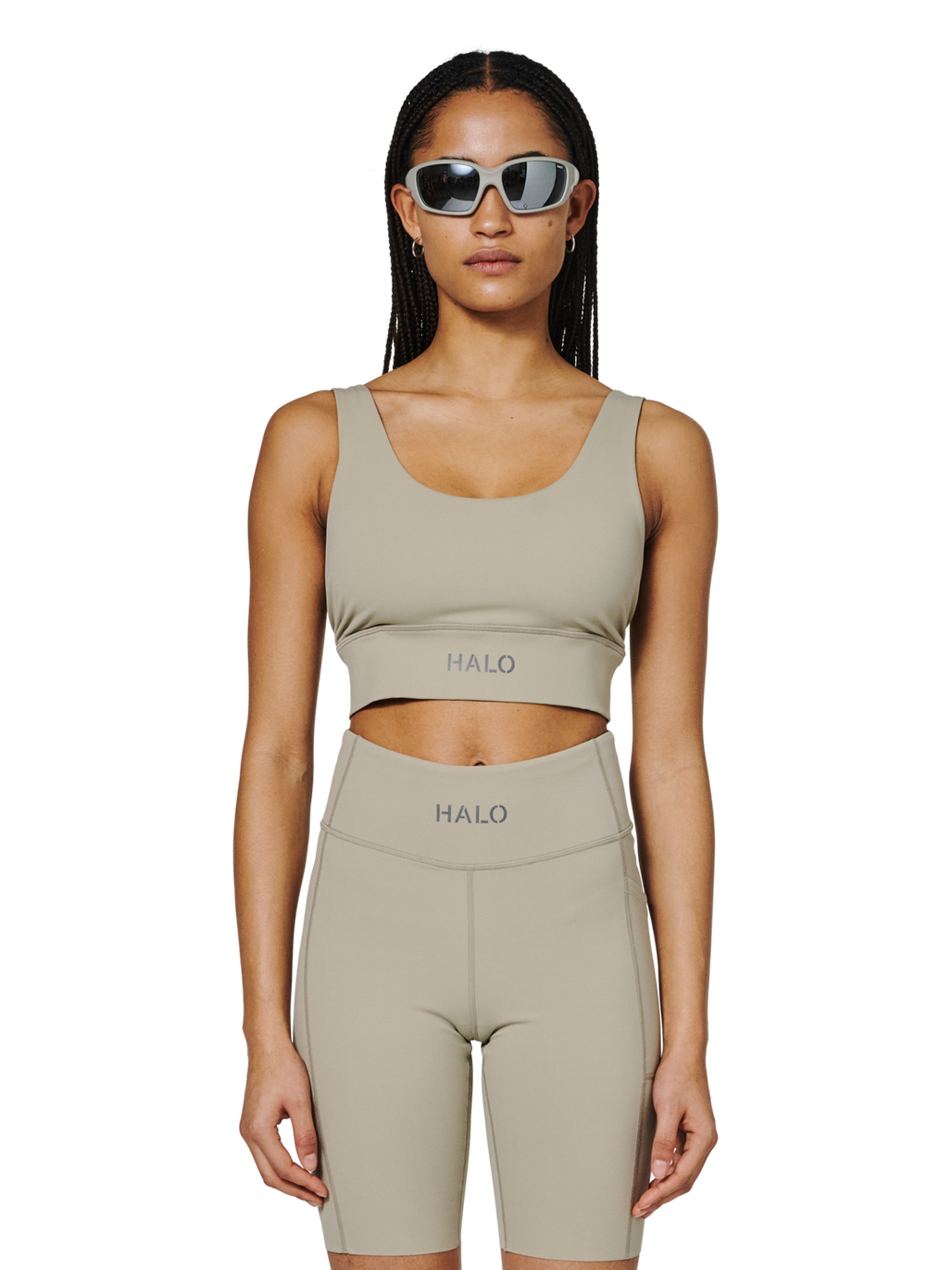 HALO WOMEN TRAINING BRA, SENECA ROCK, model