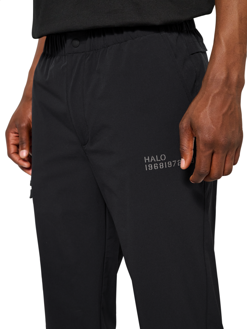 HALO TACTICAL PANTS, BLACK, model