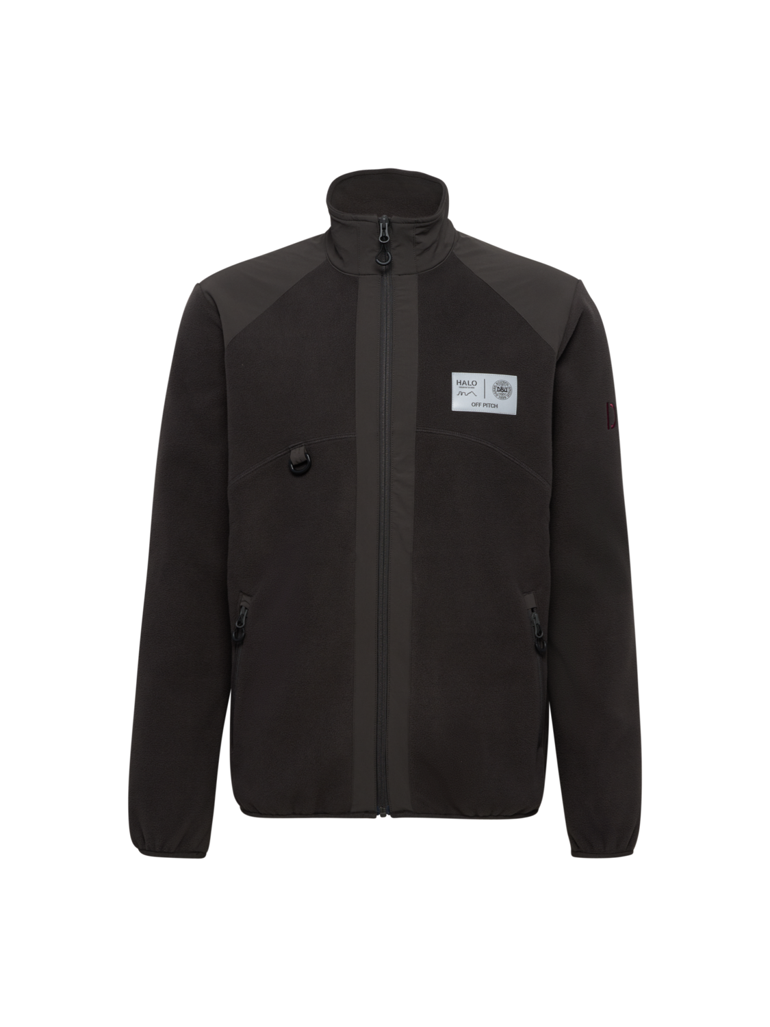 HALO DBU PANELED FLEECE JACKET, RAVEN, packshot