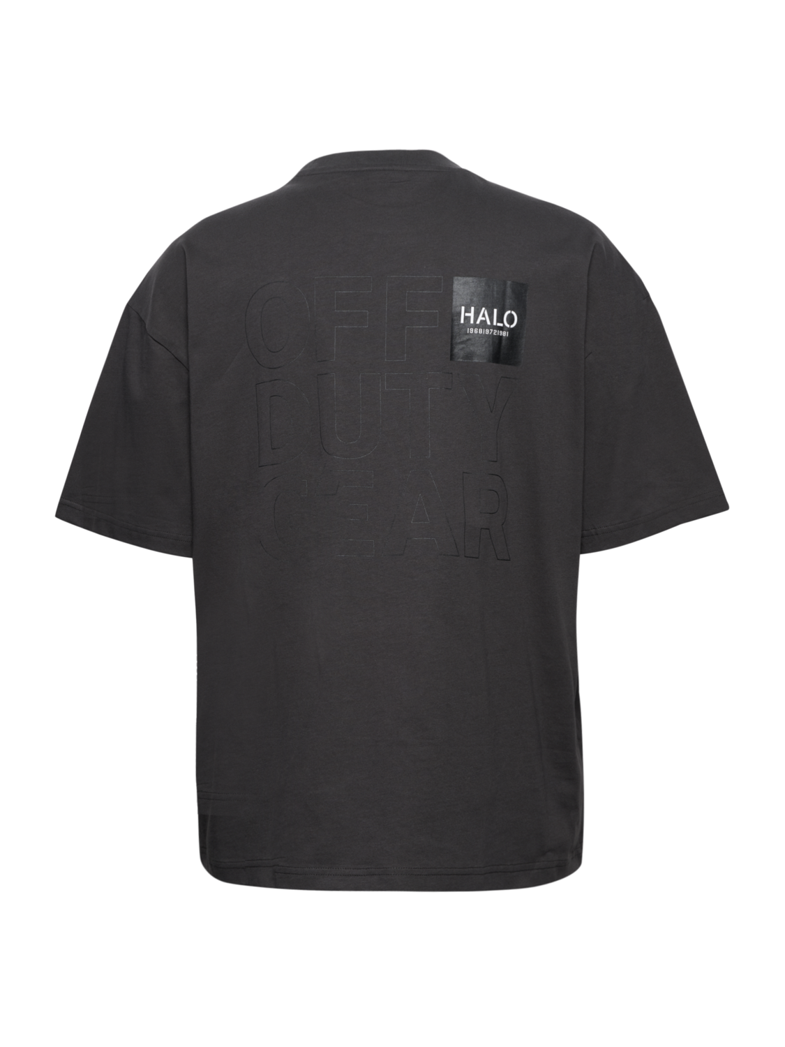 HALO GRAPHIC BOXY T-SHIRT, RAVEN, packshot