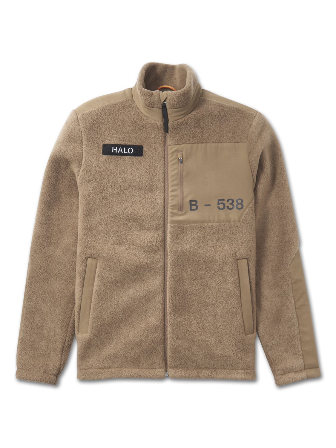 HALO FLEECE JACKET, VINTAGE BROWN, packshot