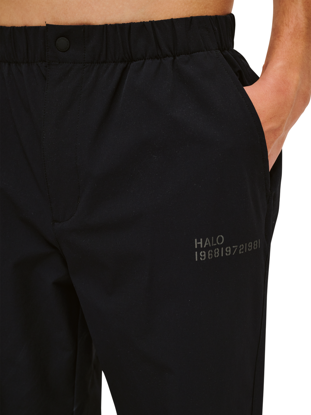 HALO TACTICAL PANTS, BLACK, model