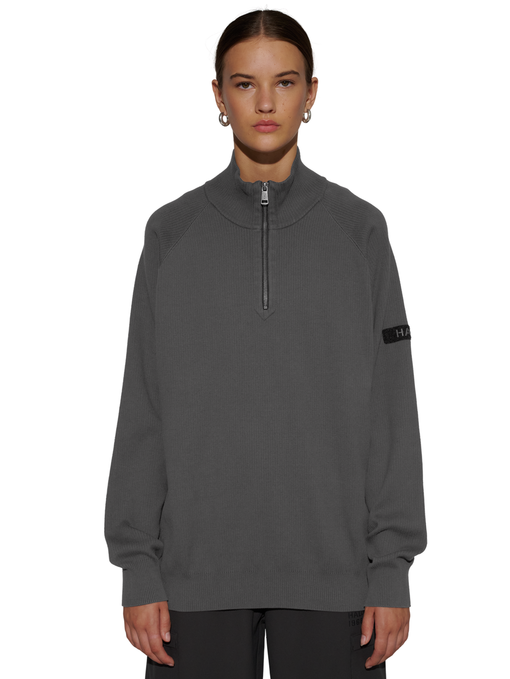 HALO INFANTRY HALF ZIP, RAVEN, model