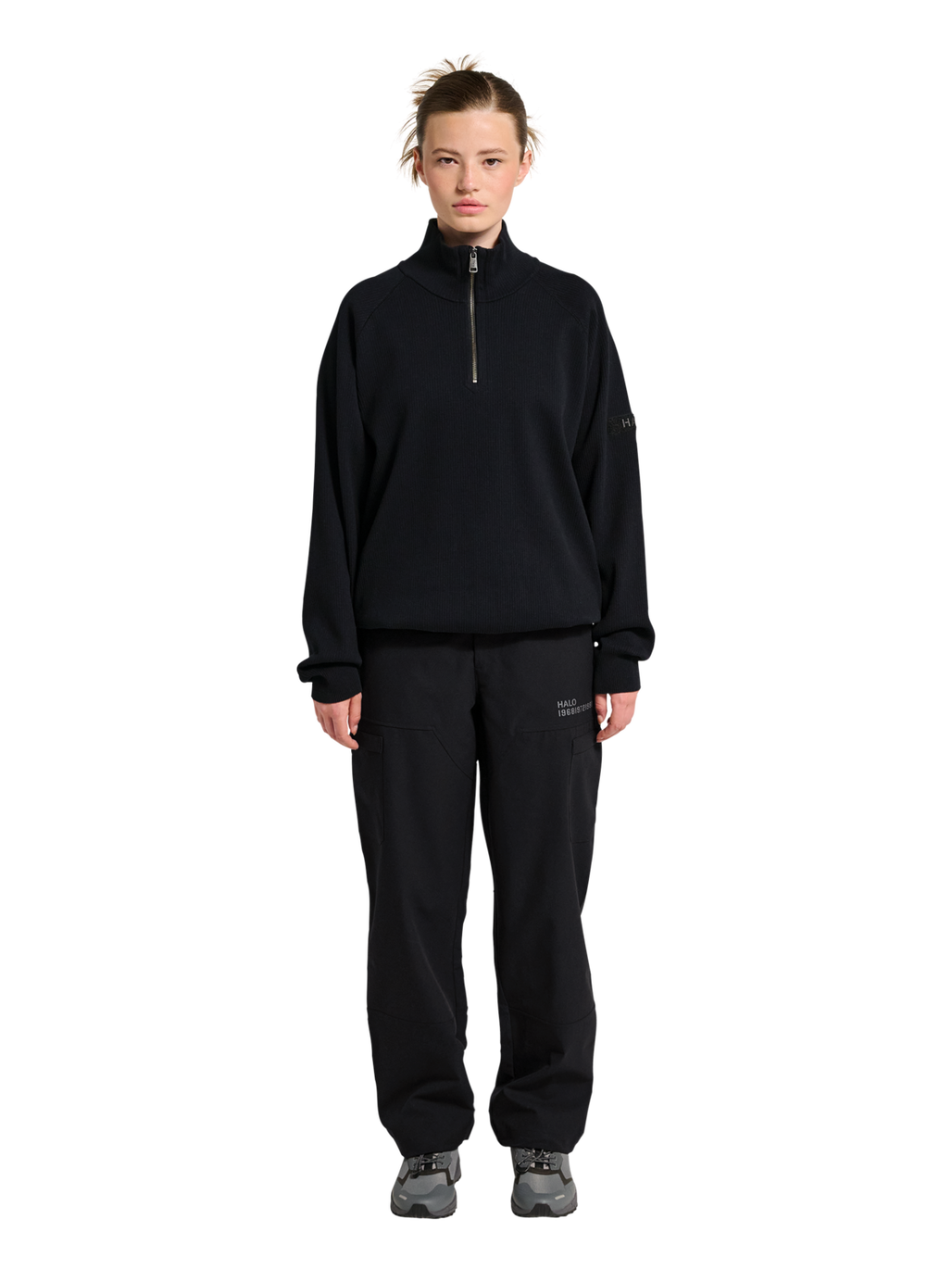 HALO INFANTRY HALF ZIP, BLACK, model