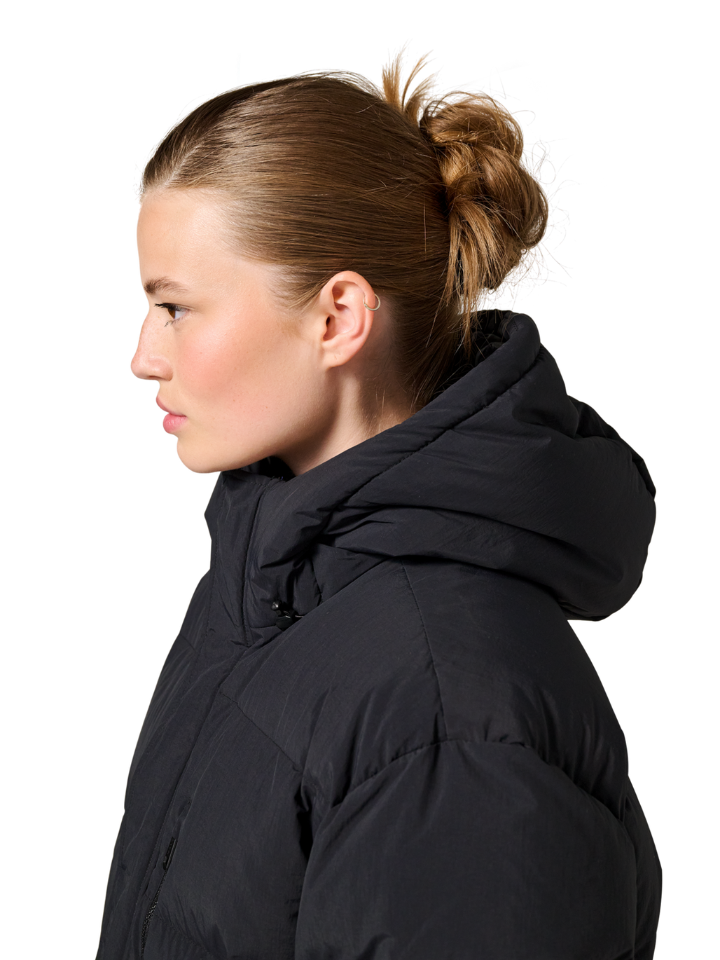 HALO MOUNTAIN DOWN JACKET, BLACK, model