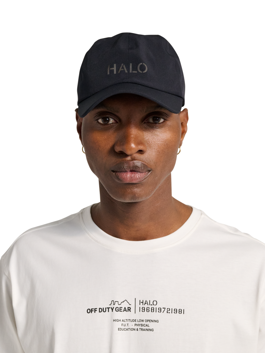 HALO STRETCH CAP, BLACK/BLACK, model