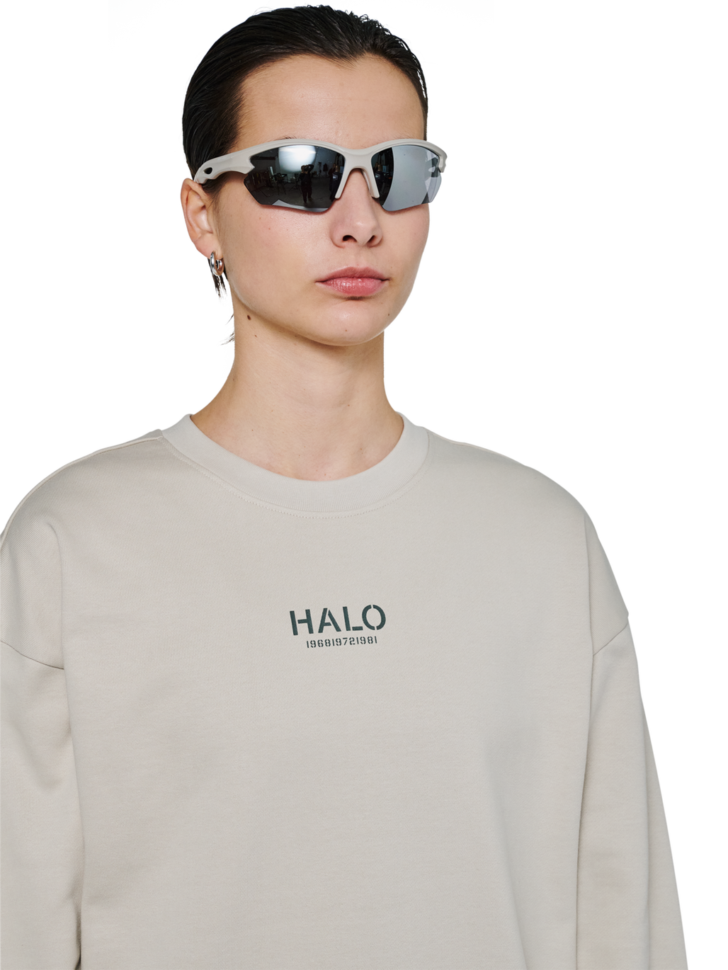 HALO GRAPHIC CREW 02, SILVER LINING, model