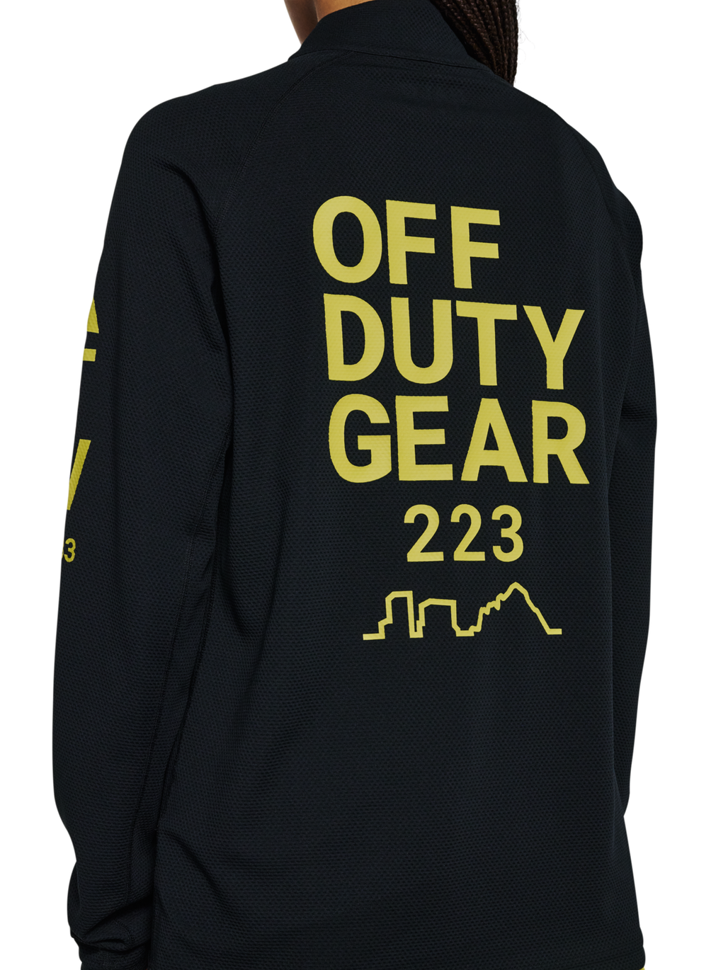 HALO SORONA HALF ZIP, BLACK, model