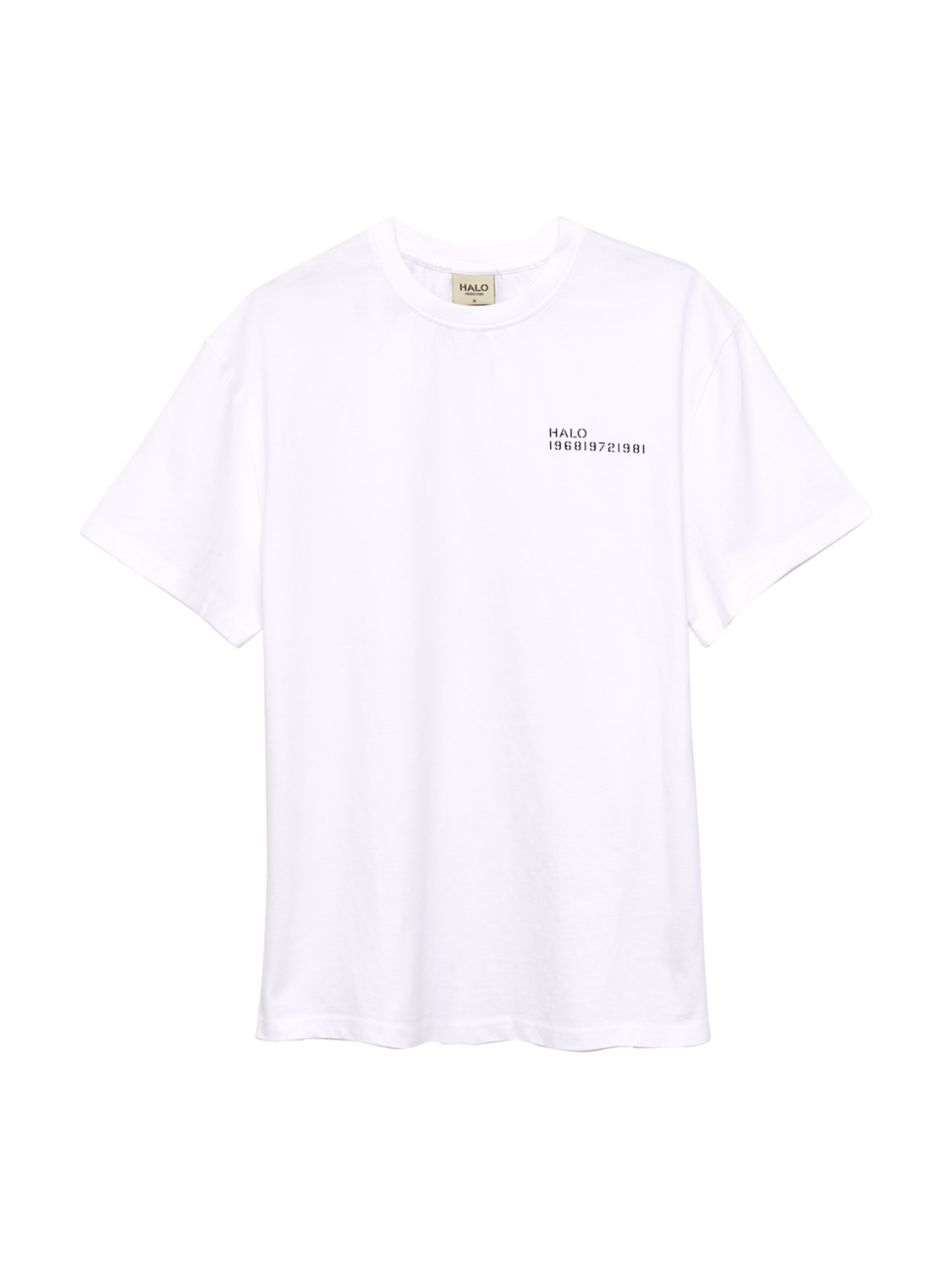 HALO ESSENTIAL T-SHIRT, BRIGHT WHITE, packshot