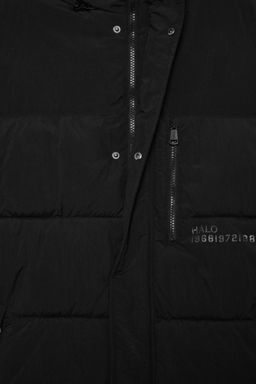 HALO MOUNTAIN DOWN JACKET, BLACK, packshot