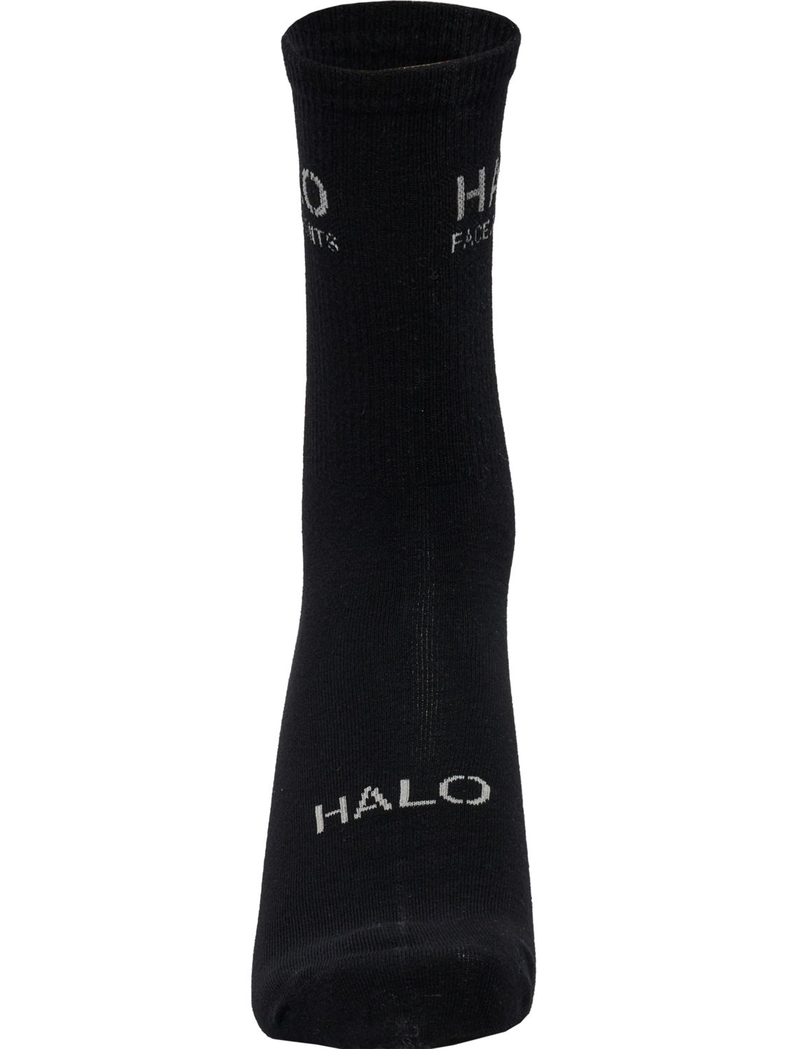 HALO COTTON SOCKS, BLACK/SILVER LINING, packshot