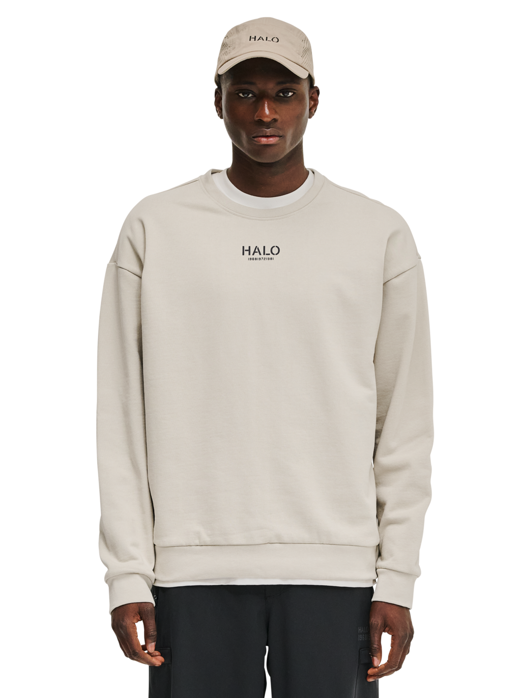 HALO GRAPHIC CREW 02, SILVER LINING, model