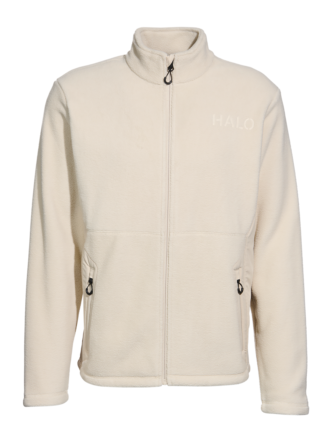 HALO ATW TEDDY FLEECE JACKET, OYSTER GRAY, packshot