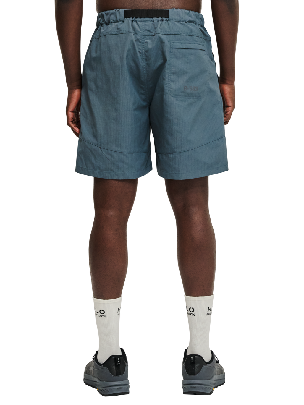 HALO ASSET SHORTS, DARK SLATE, model