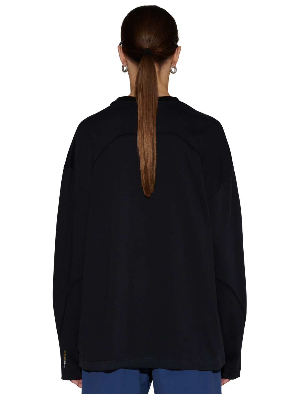 HALO CORDURA L/S T-SHIRT, BLACK, model