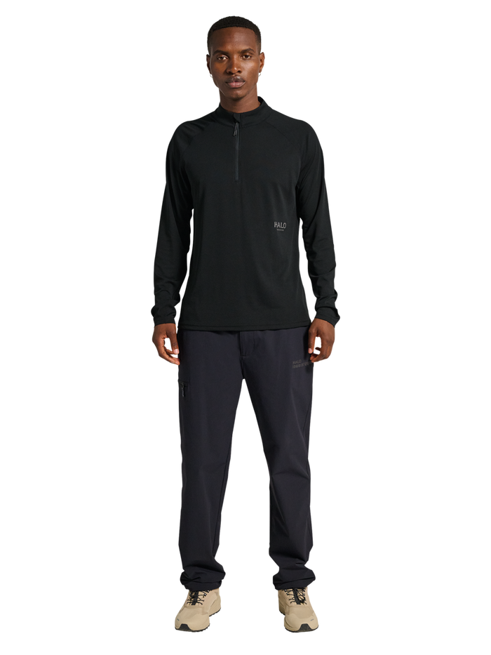 HALO SORONA HALF ZIP, BLACK, model